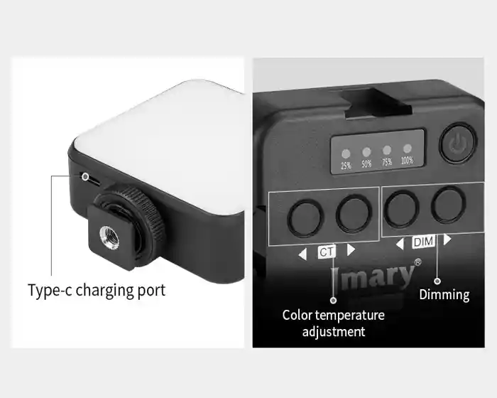 Jmary FM-59R Rechargeable Mini LED Light